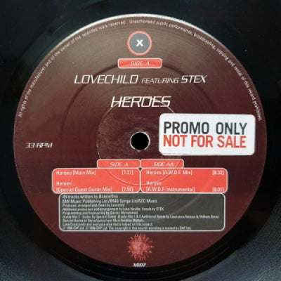 LOVECHILD FEATURING STEX - Heroes