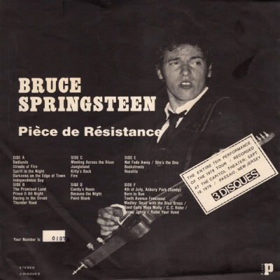 BRUCE SPRINGSTEEN  - Pièce De Résistance