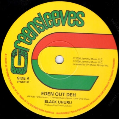 BLACK UHURU - Eden Out Deh / Time To Unite