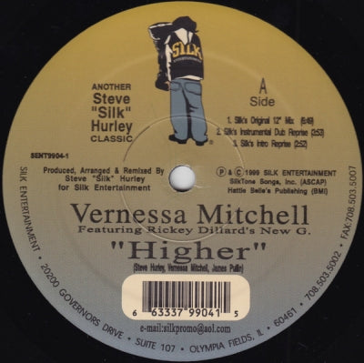 VERNESSA MITCHELL FEATURING RICKEY DILLARD'S NEW G. - Higher