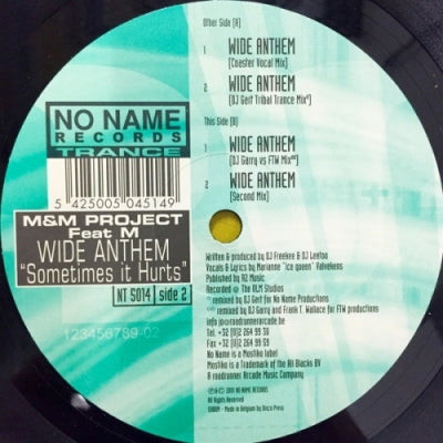 M & M PROJECT FEAT. M - Wide Anthem (Sometimes It Hurts)