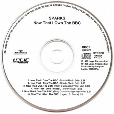 SPARKS - Now That I Own The BBC