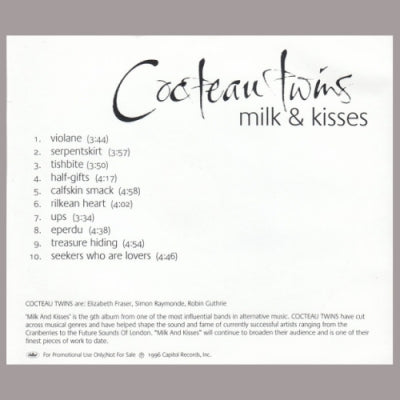 COCTEAU TWINS - Milk & Kisses