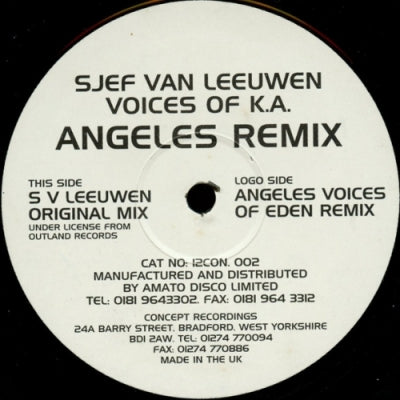 SJEF VAN LEEUWEN - Voices Of K.A. (Remixes)