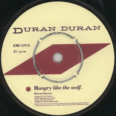 DURAN DURAN - Hungry Like The Wolf