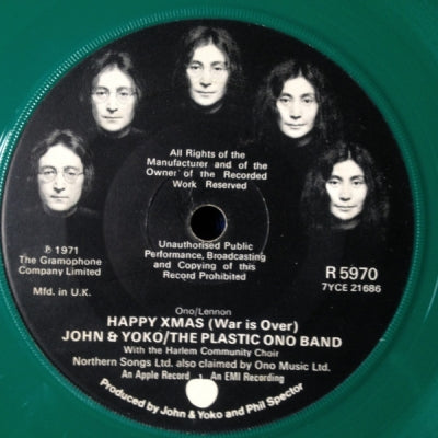 JOHN & YOKO / THE PLASTIC ONO BAND WITH THE HARLEM COMMUNITY CHOIR - Happy Xmas (War Is Over)