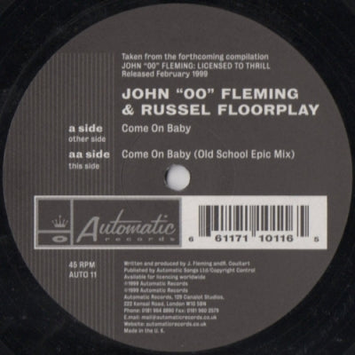 JOHN '00' FLEMING & RUSSEL FLOORPLAY - Come On Baby