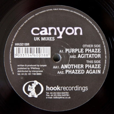 CANYON - Purple Phaze (UK Mixes)