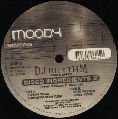 DJ RHYTHM - Disco Ingredients 2 (The Second Batch)