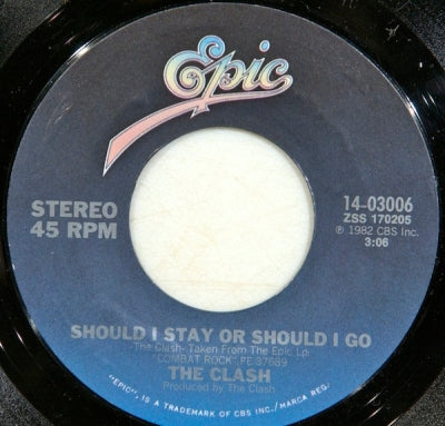 THE CLASH - Should I Stay Or Should I Go