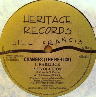 JILL FRANCIS - Changes (The Re-Lick)