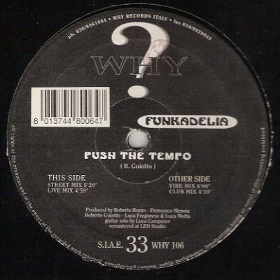 FUNKADELIA - Push The Tempo