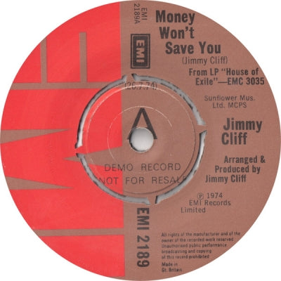 JIMMY CLIFF - Money Won't Save You / You Can't Be Wrong And Get Right