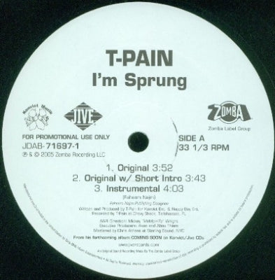 T-PAIN - I'm Sprung