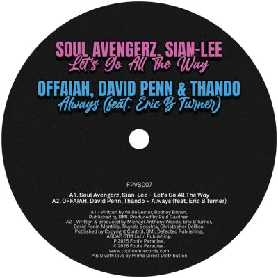 SOUL AVENGERZ / OFFAIAH / DAVID PENN - Fool’s Paradise Sampler Vol. 7