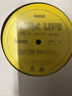 MARC LIVE - This Is Street Music