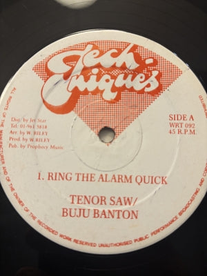 TENOR SAW / BUJU BANTON - Ring The Alarm Quick