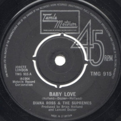 DIANA ROSS & THE SUPREMES - Baby Love / Ask Any Girl