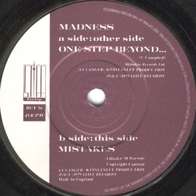 MADNESS - One Step Beyond