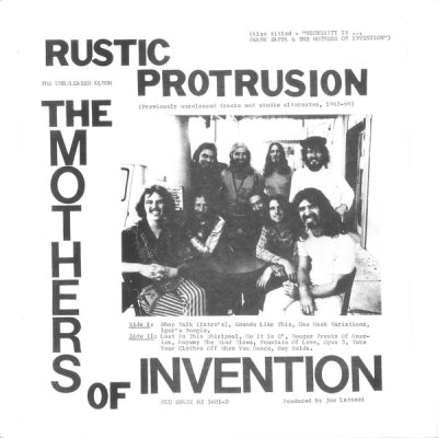 FRANK ZAPPA & THE MOTHERS OF INVENTION - Rustic Protrusion
