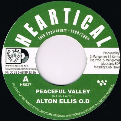 ALTON ELLIS O.D. / BASQUE DUB FOUNDATION - Peaceful Valley / Ministerio Del Dub (Melodica Cut)