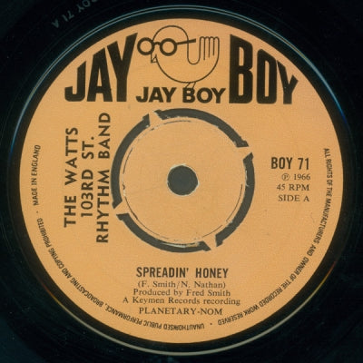 THE WATTS 103RD ST. RHYTHM BAND - Spreadin' Honey / Charley