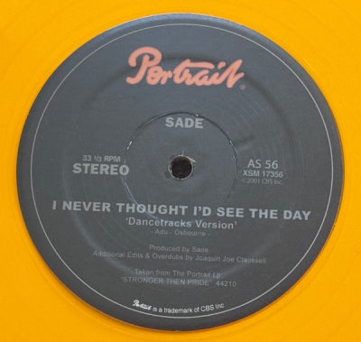 SADE - I Never Thought I'd See The Day (Dancetracks Version)