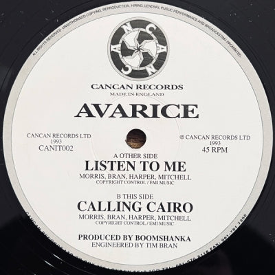 AVARICE - Listen To Me
