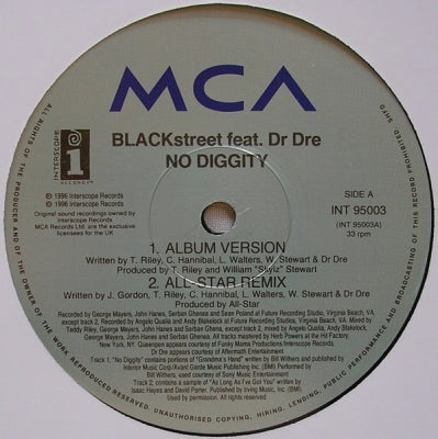 BLACKSTREET - No Diggity Featuring Dr. Dre.