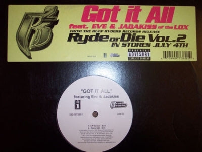 RUFF RYDERS - Got It All