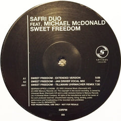 SAFRI DUO FEAT. MICHAEL MCDONALD - Sweet Freedom