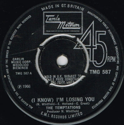 THE TEMPTATIONS - (I Know) I'm Losing You / Little Miss Sweetness
