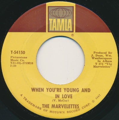 THE MARVELETTES - When You're Young And In Love
