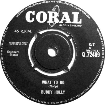 BUDDY HOLLY - What To Do