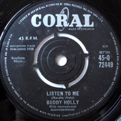 BUDDY HOLLY - Listen To Me