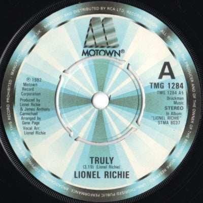 LIONEL RICHIE - Truly / Just Put Some Love In Your Heart