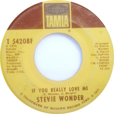 STEVIE WONDER - If You Really Love Me