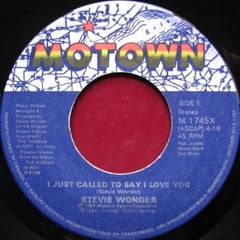 STEVIE WONDER - I Just Called To Say I Love You