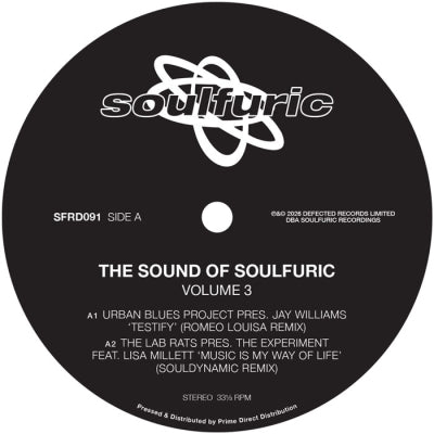 URBAN BLUES PROJECT / THE LAB RATS / JOEY MUSAPHIA / BOBBY D'AMBROSIO - The Sound Of Soulfuric, Vol. 3