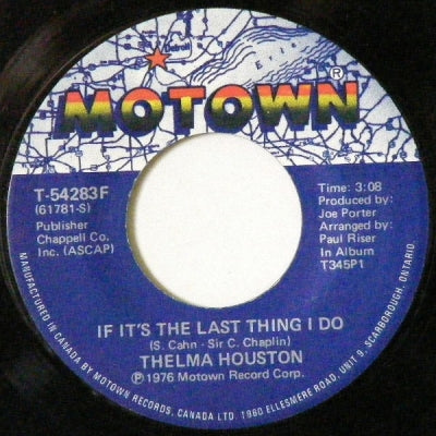 THELMA HOUSTON - If It's The Last Thing I Do
