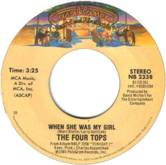 THE FOUR TOPS - When She Was My Girl / Something To Remember