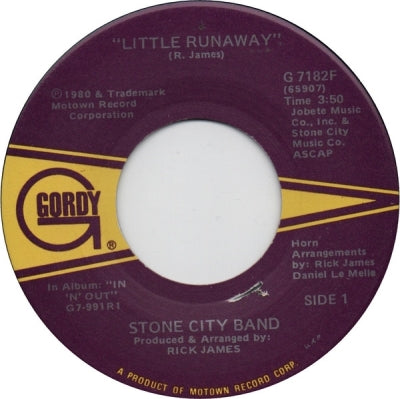 STONE CITY BAND - Little Runaway / South American Sneeze