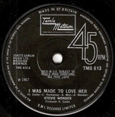 STEVIE WONDER - I Was Made To Love Her