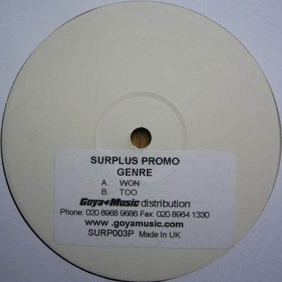 GENRE - Won / Too