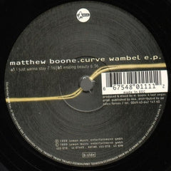 MATTHEW BOONE - Curve Wambel E.P.