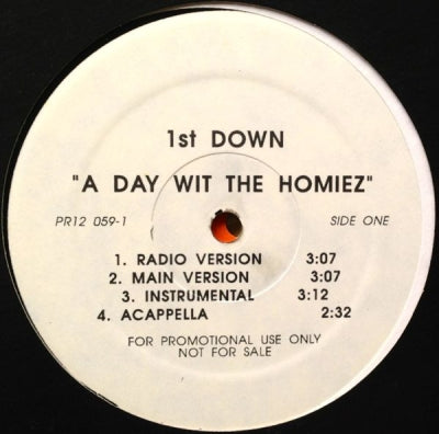 PHAT KAT & JON DOE (J.DILLA) IS 1ST DOWN - A Day Wit The Homiez