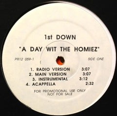 PHAT KAT & JON DOE (J.DILLA) IS 1ST DOWN - A Day Wit The Homiez