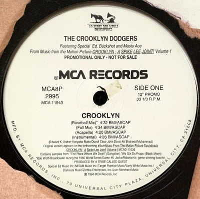 THE CROOKLYN DODGERS FEATURING SPECIAL ED, BUCKSHOT AND MASTA ACE - Crooklyn
