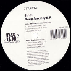 SINE - Deep Anxiety E.P.