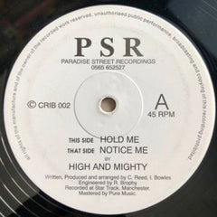 HIGH AND MIGHTY - Hold Me / Notice Me